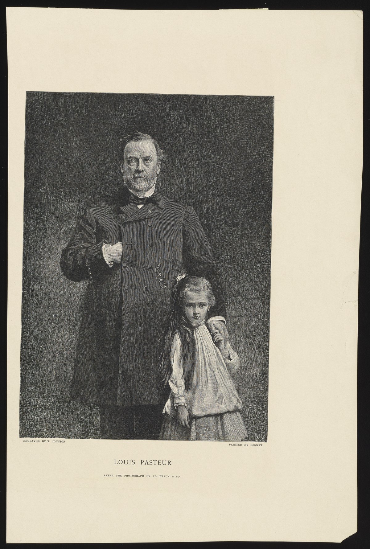 Louis Pasteur And His Granddaughter Camille Vallery Radot Science History Institute Digital Collections