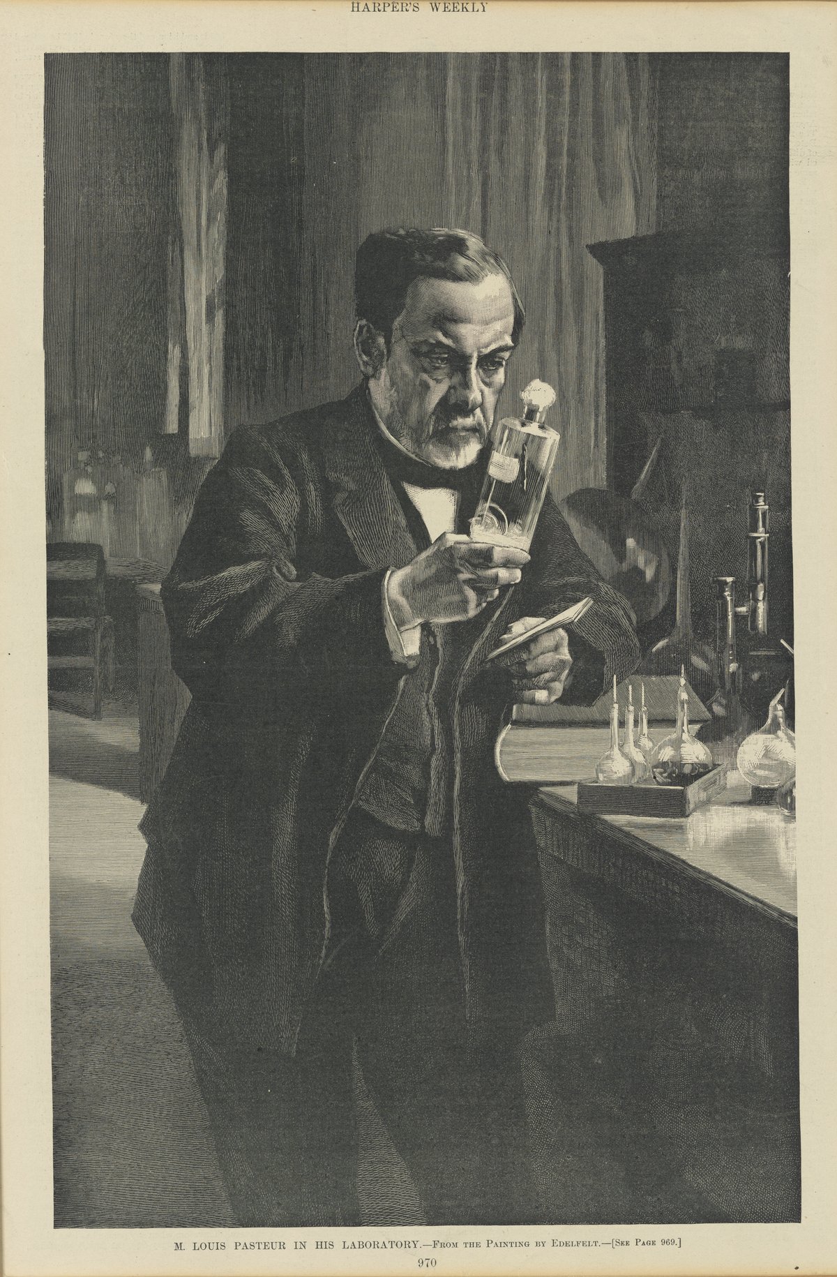 M Monsieur Louis Pasteur In His Laboratory Science History Institute Digital Collections