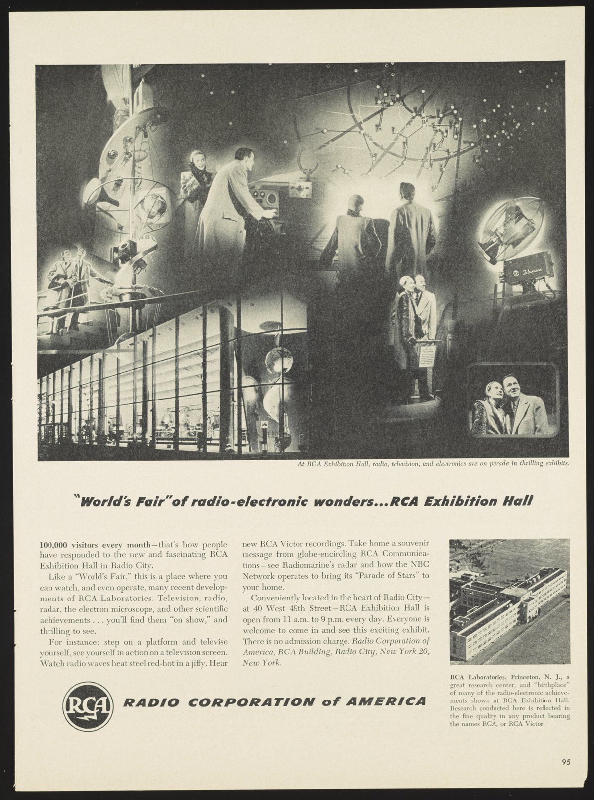 World's Fair" of radio-electronic wonders...RCA Exhibition Hall - Science  History Institute Digital Collections