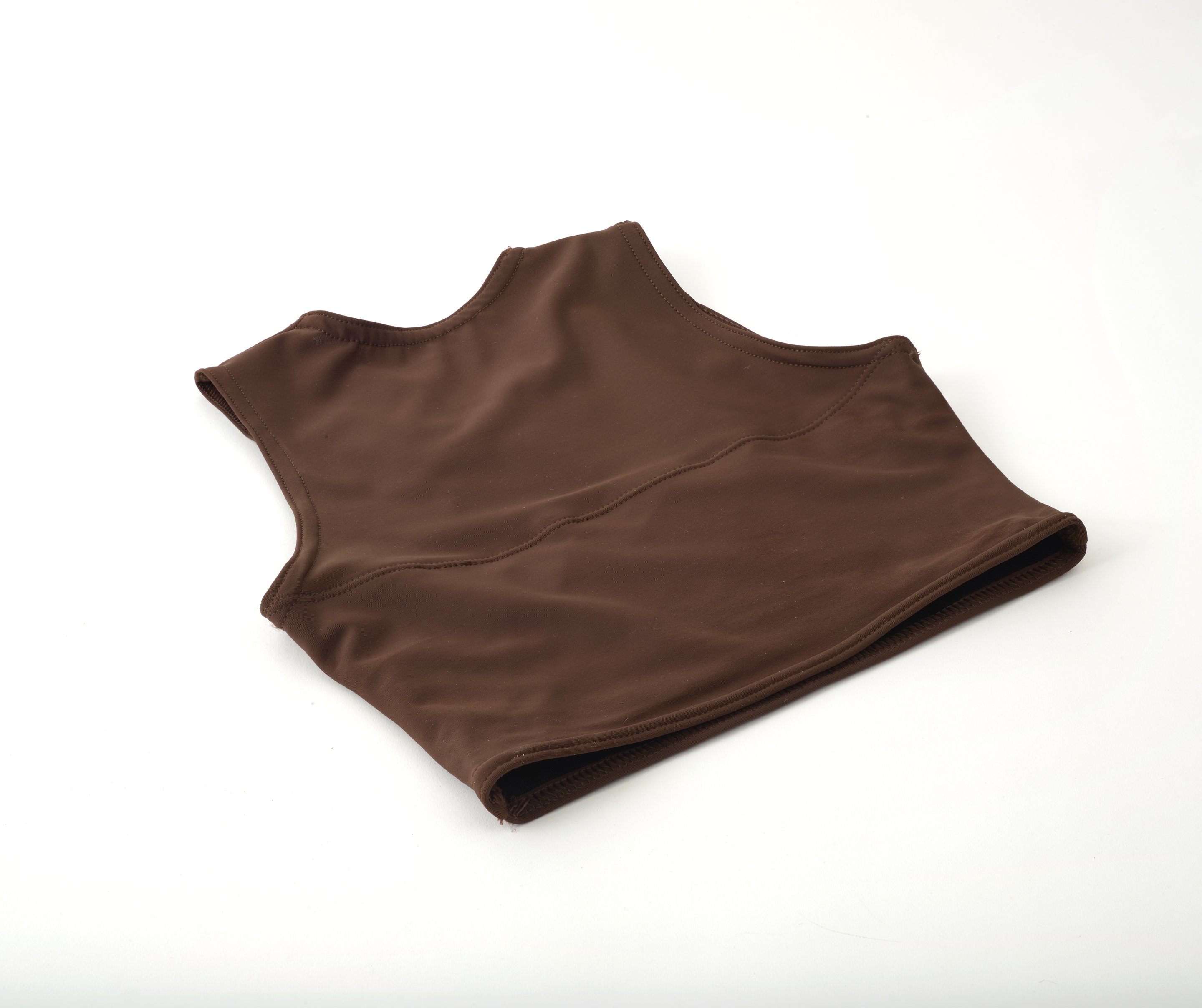 Medium Nude Brown Half Chest Binder