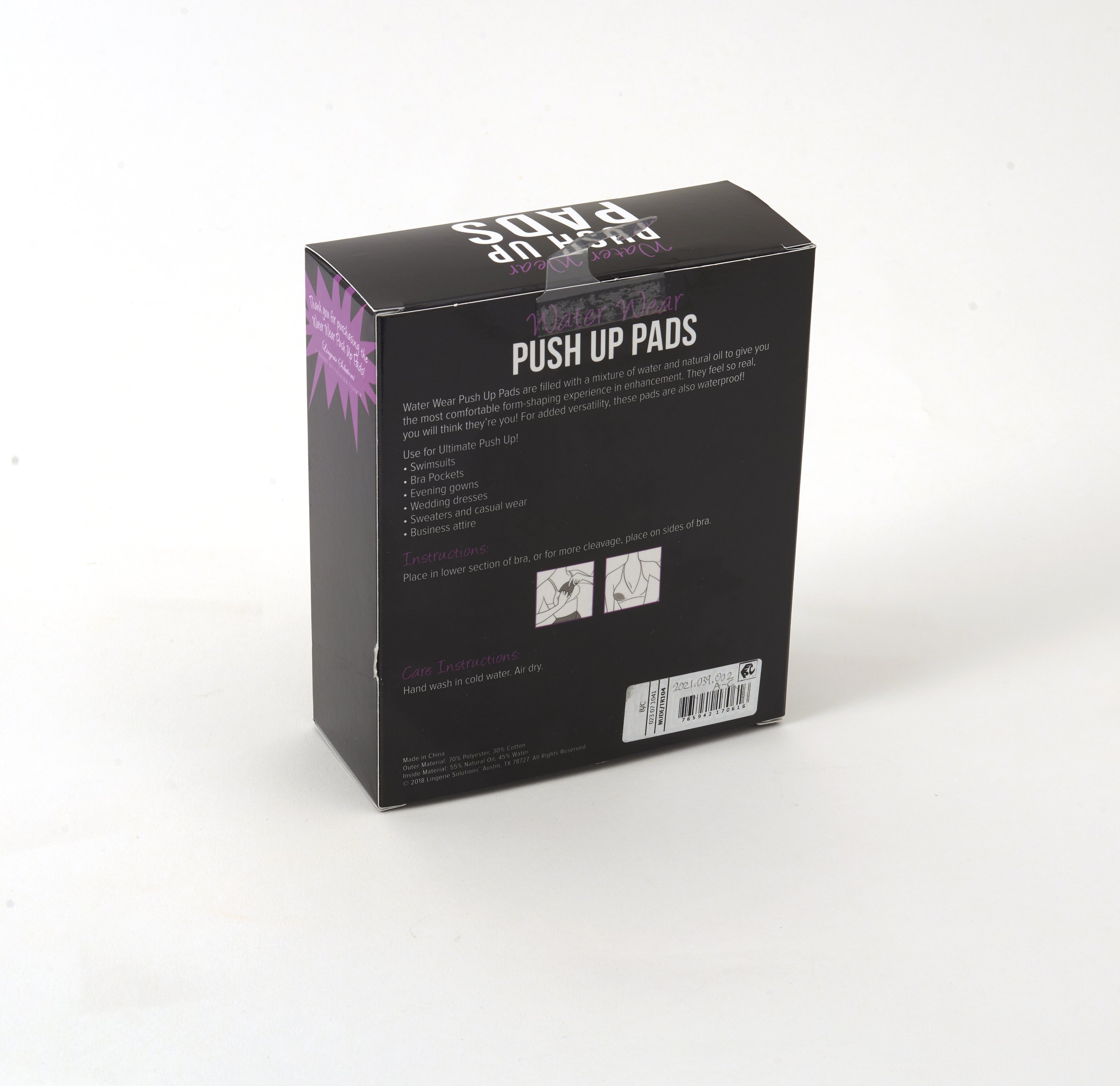 Water Wear Push Up Enhancement Pads