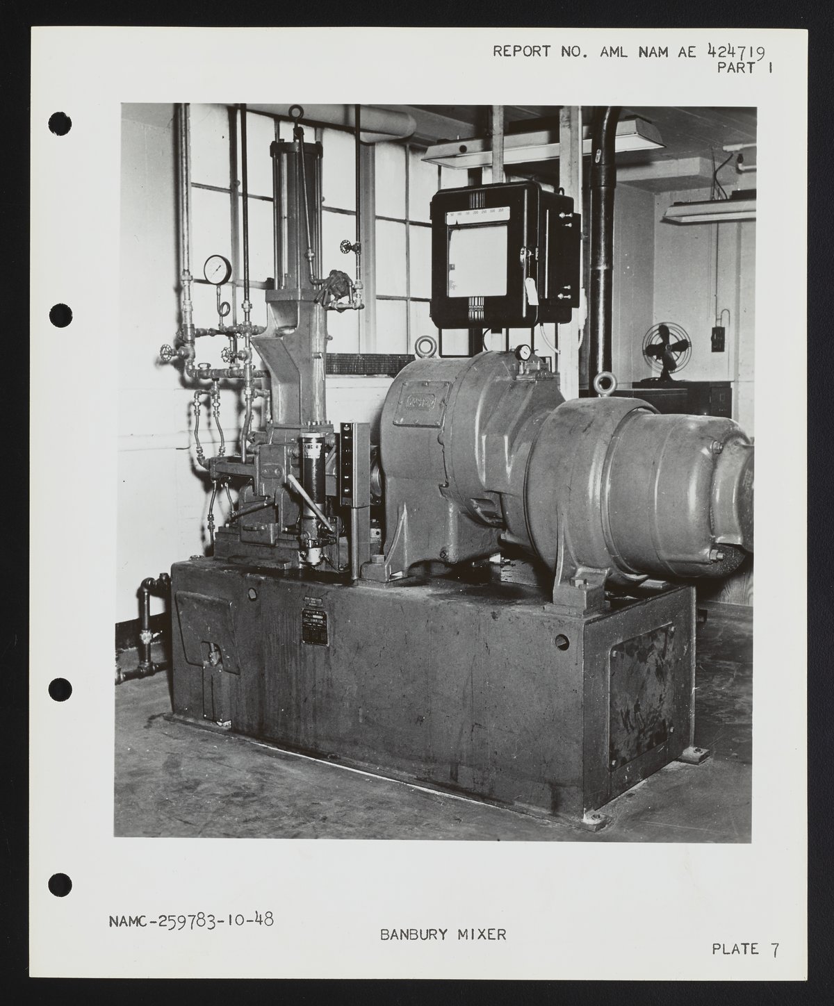 Banbury Mixer in the Rubber Compounding and Processing Laboratory - Science  History Institute Digital Collections