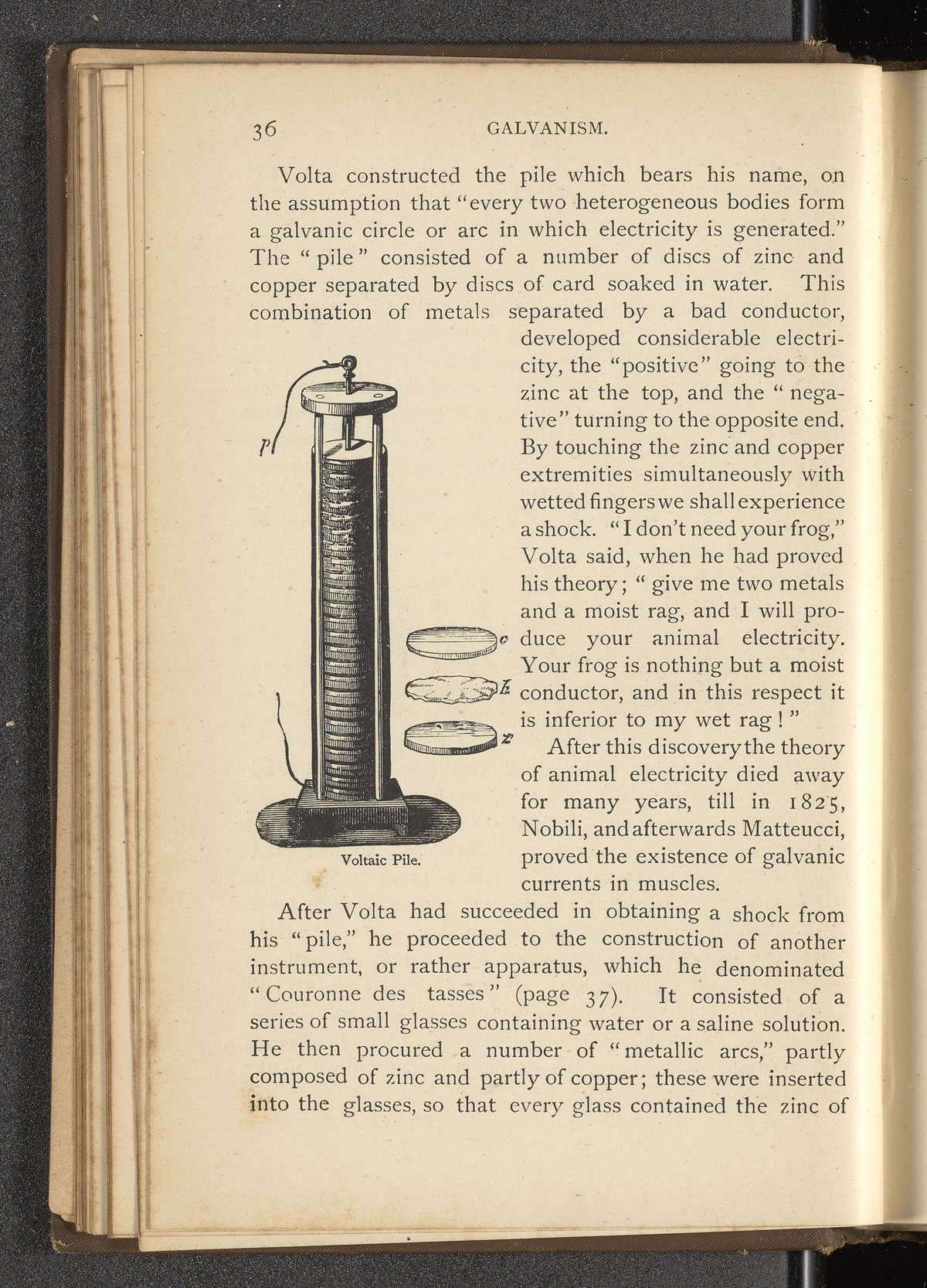 2. Pila Volta año 1800. (Fuente: National High Magnetic Field