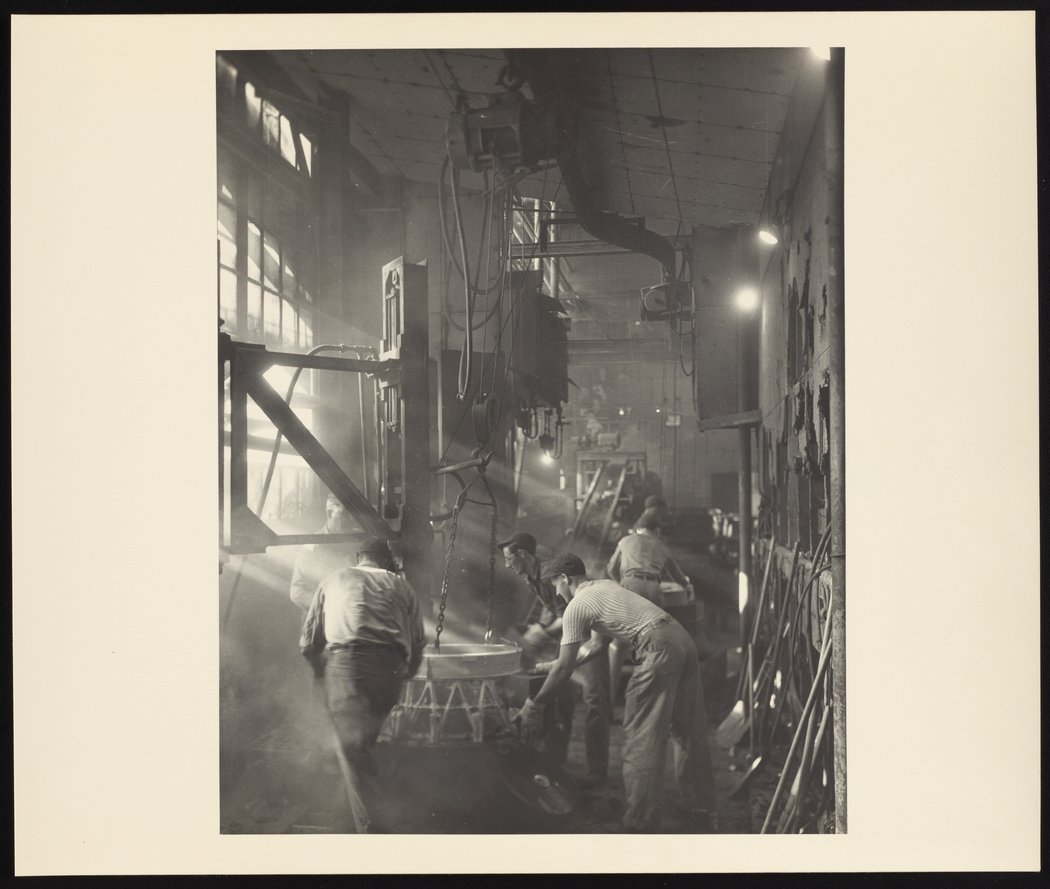 Molding area at Dow sand foundry