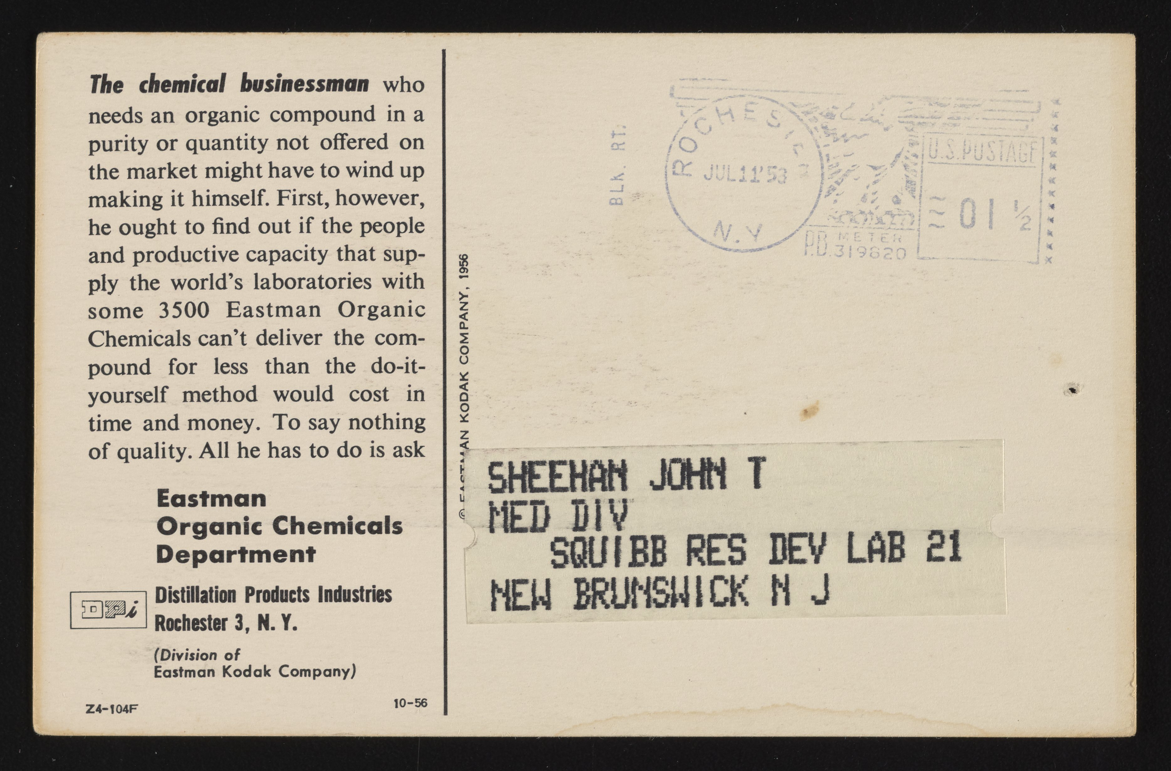 It S Better To Get It From Eastman Science History Institute Digital Collections