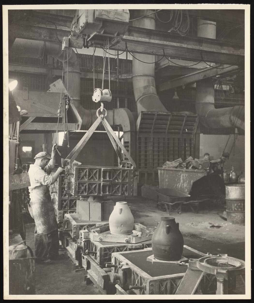 Sand foundry at Dow Chemical Company plant